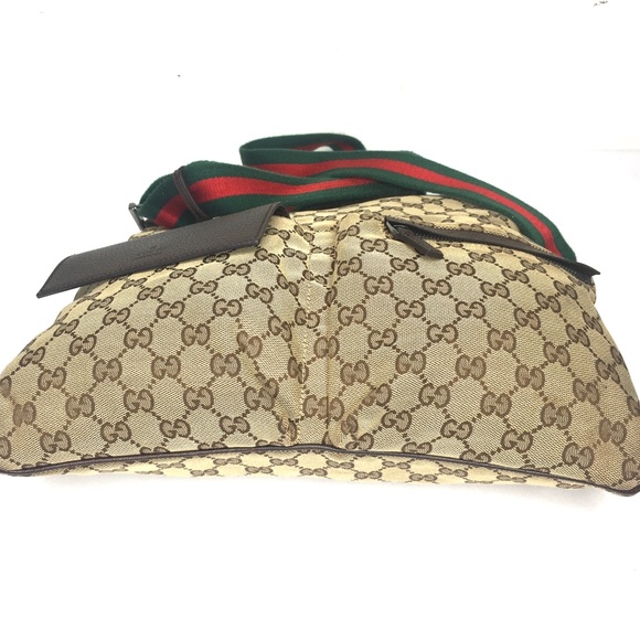 Authentic Gucci brown monogram messenger bag - Picture 10 of 16